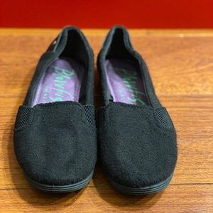 Blowfish black flats